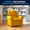 Flash Furniture Kids Recliner, 21-1/2" to 36-1/2" x 27", Upholstery Color: Yellow DG-ULT-KID-YEL-GG - alternate 4
